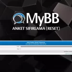 MyBB Anket Sıfırlama Eklentisi