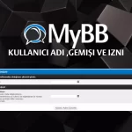 MyBB Kullanıcı Adı Geçmişi, Limiti ve İzni Eklentisi V1.5