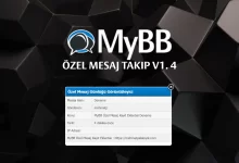MyBB Özel Mesaj Takip Eklentisi