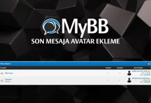 MyBB Son Mesaj Avatar Eklentisi