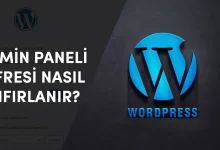 WordPress Şifre Değiştirme